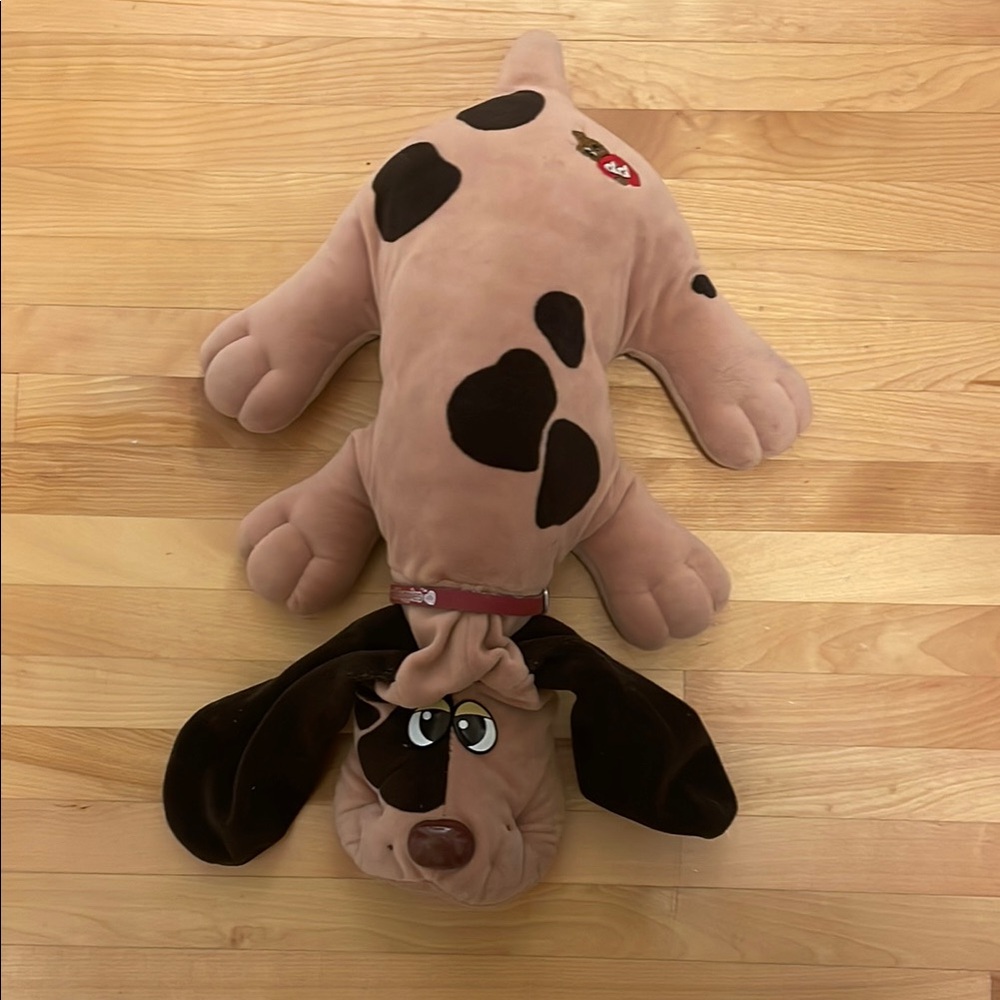 Vintage 1985 Tonka Pound Puppy with Brown and Black Spots